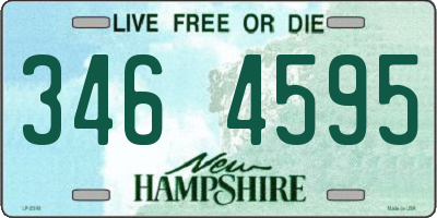 NH license plate 3464595
