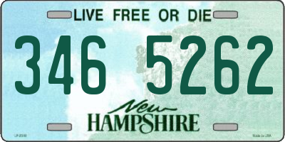 NH license plate 3465262