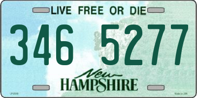 NH license plate 3465277