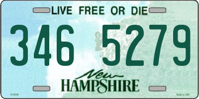 NH license plate 3465279