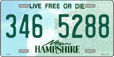 NH license plate 3465288