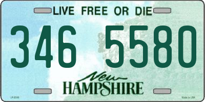 NH license plate 3465580