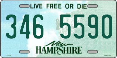 NH license plate 3465590