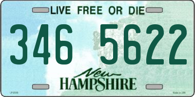 NH license plate 3465622
