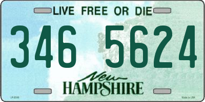 NH license plate 3465624