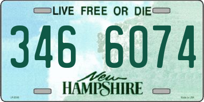 NH license plate 3466074