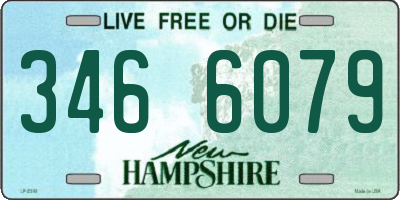 NH license plate 3466079
