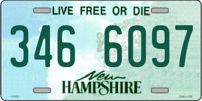 NH license plate 3466097