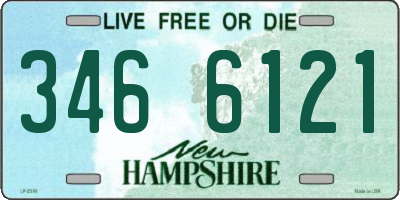 NH license plate 3466121