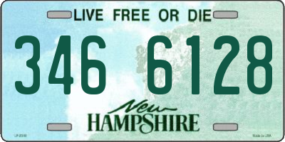 NH license plate 3466128