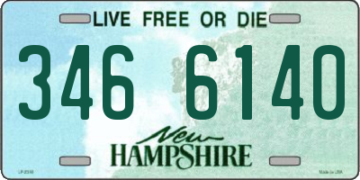 NH license plate 3466140