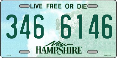 NH license plate 3466146