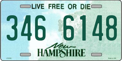 NH license plate 3466148