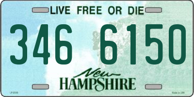 NH license plate 3466150