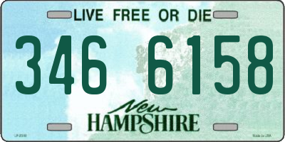 NH license plate 3466158