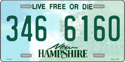 NH license plate 3466160