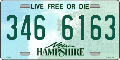 NH license plate 3466163
