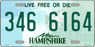 NH license plate 3466164