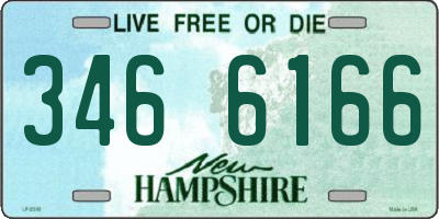 NH license plate 3466166