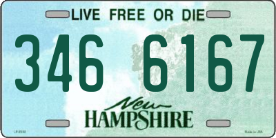 NH license plate 3466167