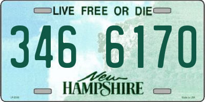 NH license plate 3466170