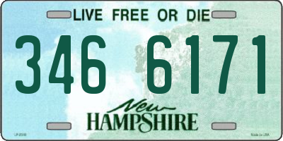 NH license plate 3466171