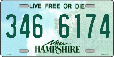 NH license plate 3466174