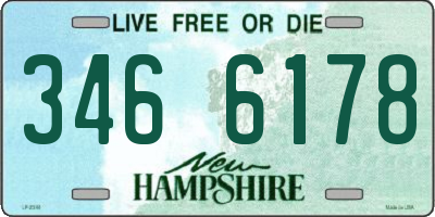 NH license plate 3466178