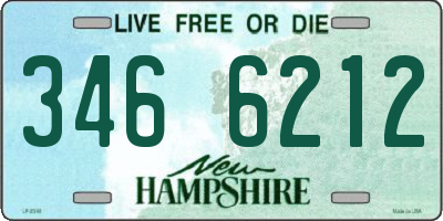 NH license plate 3466212