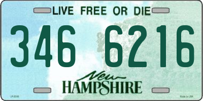 NH license plate 3466216