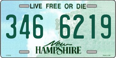 NH license plate 3466219