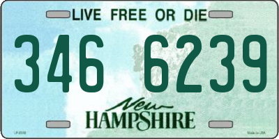 NH license plate 3466239
