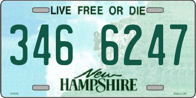 NH license plate 3466247