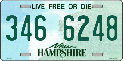 NH license plate 3466248