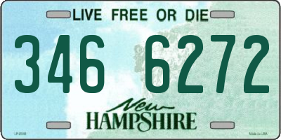 NH license plate 3466272