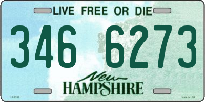 NH license plate 3466273