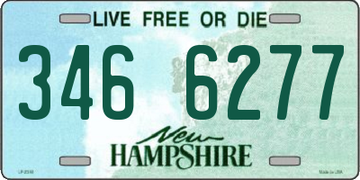 NH license plate 3466277