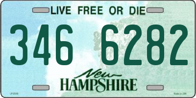 NH license plate 3466282
