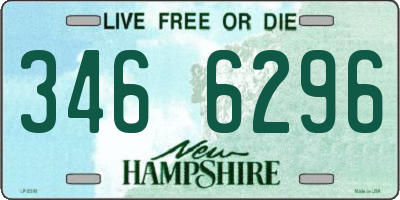NH license plate 3466296
