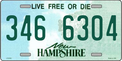 NH license plate 3466304
