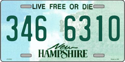 NH license plate 3466310
