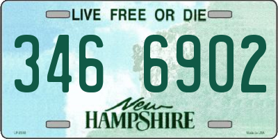 NH license plate 3466902