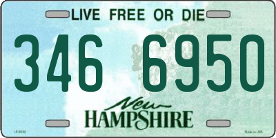 NH license plate 3466950