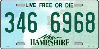 NH license plate 3466968