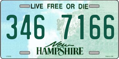 NH license plate 3467166