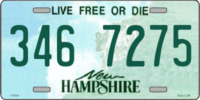 NH license plate 3467275