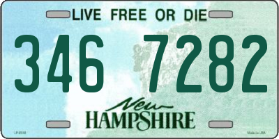 NH license plate 3467282