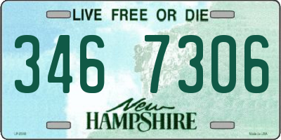 NH license plate 3467306