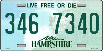 NH license plate 3467340