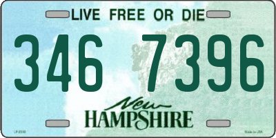 NH license plate 3467396
